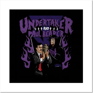 Undertaker & Paul Bearer Pose Posters and Art